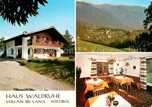 AK / Ansichtskarte Voellan_Lana Haus Waldruhe Gasthaus Pension Panorama Voellan_Lana