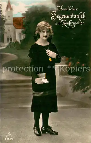 AK / Ansichtskarte Foto_PH_Nr. Nr.5652 3 Glueckwunsch zur Konfirmation Foto_PH_Nr.