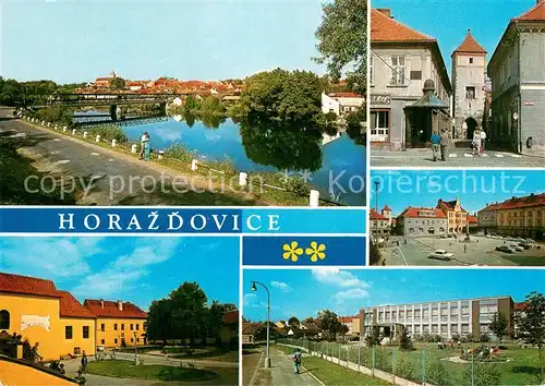 AK / Ansichtskarte Horazdovice Starobyle mestona fece Otave Z druhe poloviny V byvalem zamku je nyni umisteno muzeum Horazdovice