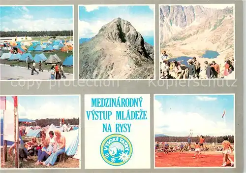 AK / Ansichtskarte Vysoke_Tatry Medzinarodny vystup mladeze na rysy Vysoke Tatry