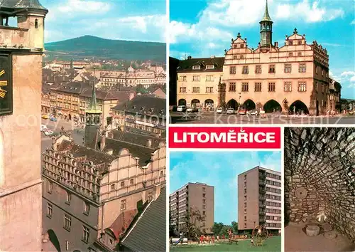 AK / Ansichtskarte Litomerice_Leitmeritz_Nordboehmen Mestska pamatkova rezervace Litomerice_Leitmeritz