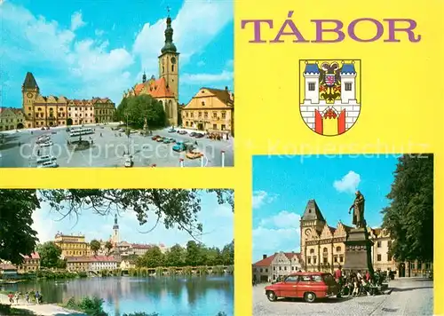 AK / Ansichtskarte Tabor__CZ Druhe nejvetsi mesto kraje Zalozeno roku Mestem proteka reka Luznice a ma krasny rybnik Jordan Je okresnim mestem 