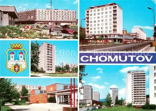 AK / Ansichtskarte Chomutov_CZ Rijnove revoluce Ul M Pujmanove ZdS na Cihlafske Jiraskova ul 