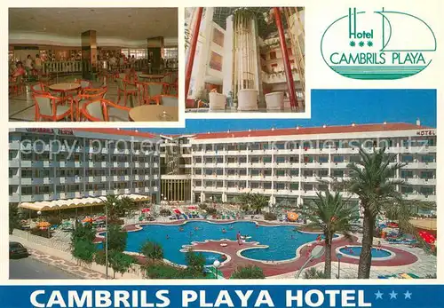 AK / Ansichtskarte Cambrils_Costa_Dorada Hotel Cambrils Playa Speisesaal Pool 