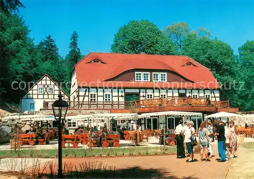 AK / Ansichtskarte Guehlen_Glienicke Boltenmuehle Terrasse Guehlen_Glienicke