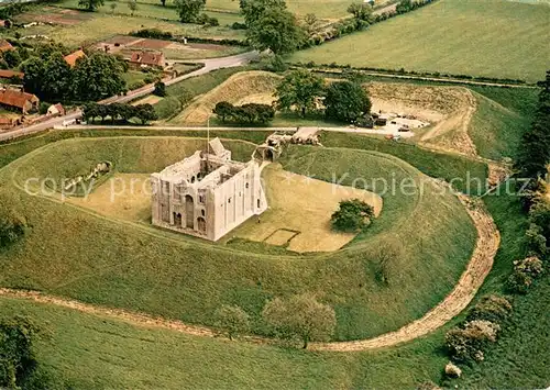 AK / Ansichtskarte Norfolk_Broads Castle Rising Castle Air view Norfolk Broads