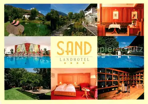 AK / Ansichtskarte Kastelbell Sand Landhotel Gaststube Hallenbad Freibad Zimmer Kastelbell