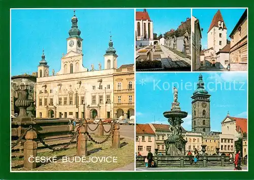 AK / Ansichtskarte Ceske_Budejovice Vitavy a Malsekolem hodnotnych pamatek V soucasnosti krajske mesto prumsyslove stredisko Ceske Budejovice
