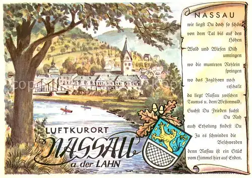 AK / Ansichtskarte Nassau_Bad Panorama Nassau_Bad