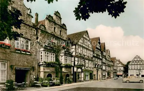 AK / Ansichtskarte Rinteln Am Marktplatz Rinteln