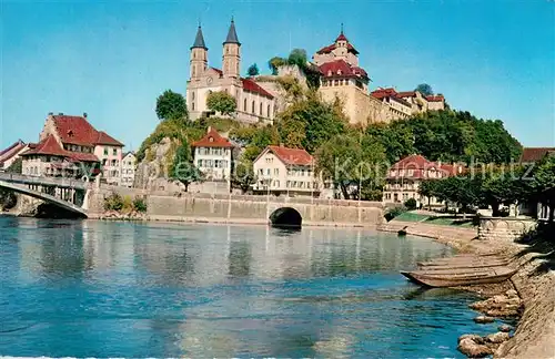 AK / Ansichtskarte Aarburg_AG Die Aarburg an der Aare Aarburg_AG