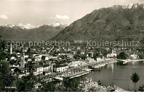 AK / Ansichtskarte Ascona_Lago_Maggiore Panorama Ascona_Lago_Maggiore