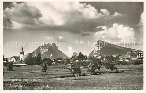 AK / Ansichtskarte Aeschi_BE Sommerwolken Aeschi_BE