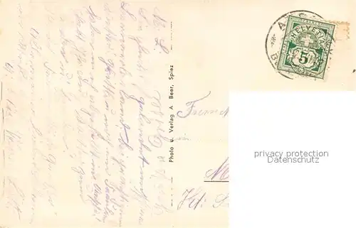 AK / Ansichtskarte Aeschi_BE mit Alpenpanorama Aeschi_BE