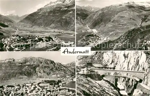 AK / Ansichtskarte Andermatt_UR Panorama Bruecke 