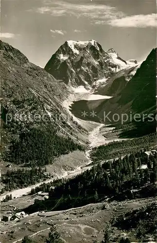 AK / Ansichtskarte Arolla_VS Le Mont Collon et l Eveque Arolla_VS