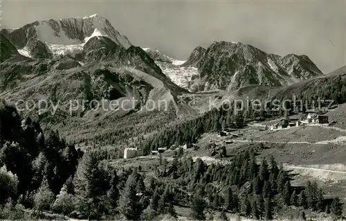 AK / Ansichtskarte Arolla_VS Le Pigne d Arolla et Zinareffen Arolla_VS