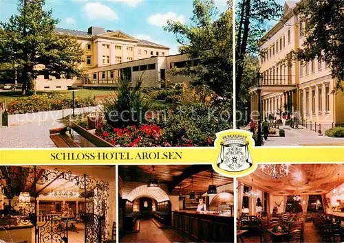 AK / Ansichtskarte Arolsen_Bad Schloss Hotel Arolsen Gastraeume Rezeption Arolsen_Bad