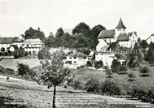 AK / Ansichtskarte Adelmannsfelden Ortsansicht Adelmannsfelden