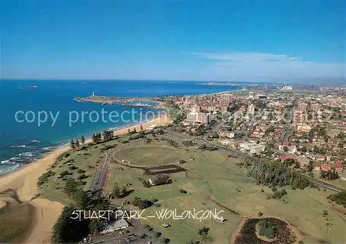 AK / Ansichtskarte Wollongong_Australia Aerial view of Stuart Park 