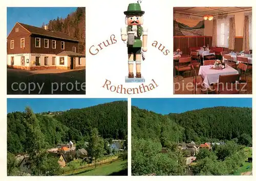 AK / Ansichtskarte Rothenthal_Olbernhau Volksheim Rothenthal Gaststube Panorama Rothenthal Olbernhau