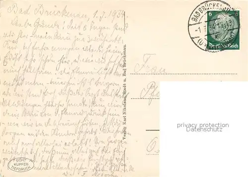 AK / Ansichtskarte Bad_Brueckenau Bad u. Stadt Bad_Brueckenau