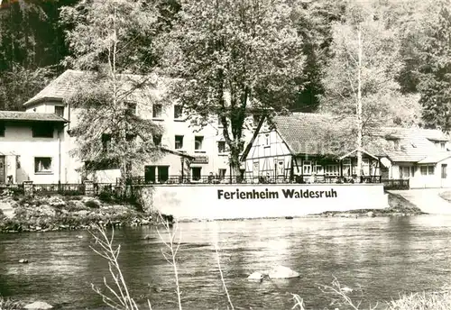 AK / Ansichtskarte Treseburg_Harz Ferienheim Waldesruh Treseburg Harz