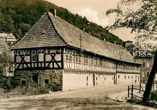 AK / Ansichtskarte Suhl_Thueringer_Wald Museum Aussenansicht Fachwerkhaus Suhl_Thueringer_Wald