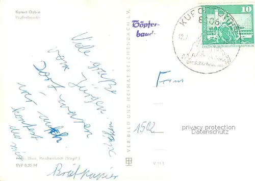 AK / Ansichtskarte Oybin Toepferbaude Oybin