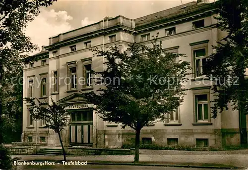 AK / Ansichtskarte Blankenburg_Bad Teufelsbad Aussenansicht Blankenburg_Bad