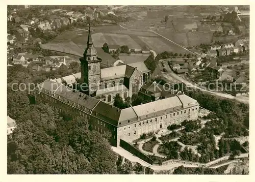 AK / Ansichtskarte Siegburg Fliegeraufnahme Benediktinerabtei Michaelsberg Siegburg