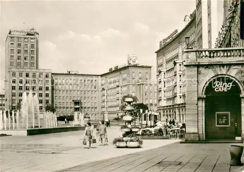 AK / Ansichtskarte Leipzig Rossplatz Ring Cafe Leipzig