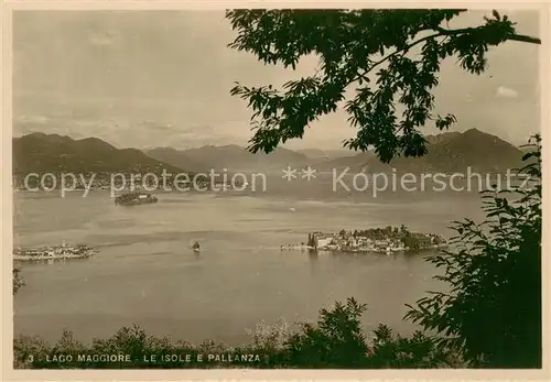 AK / Ansichtskarte Lago_Maggiore Le Isole de Pallanza Lago Maggiore