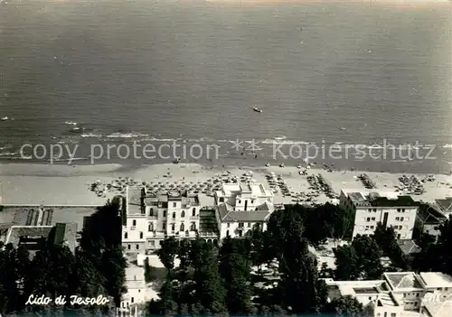 AK / Ansichtskarte Lido_di_Jesolo Fliegeraufnahme Strand Lido_di_Jesolo
