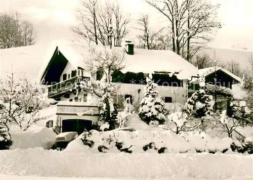 AK / Ansichtskarte Ruhpolding Haus Spern im Schnee Ruhpolding