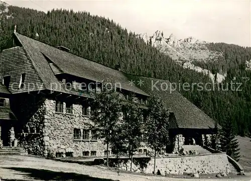 AK / Ansichtskarte Tatry_Vysoke_Gebirge Schronisko PTTK na Polanie Chochotowskiej Tatry_Vysoke_Gebirge