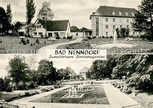 AK / Ansichtskarte Bad_Nenndorf Sanatorium Sonnengarten Bad_Nenndorf