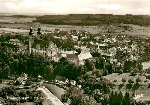 AK / Ansichtskarte Obermarchtal Fliegeraufnahme Obermarchtal