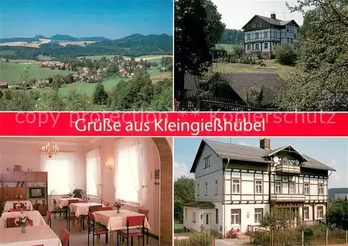 AK / Ansichtskarte Kleingiesshuebel Panorama Hotel Gastraum Kleingiesshuebel