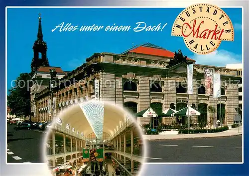AK / Ansichtskarte Dresden Neustaedter Markthalle Dresden