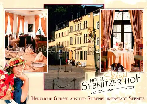 AK / Ansichtskarte Sebnitz Hotel Steiger Sebnitzer Hof Gastraeume Sebnitz