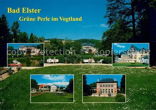 AK / Ansichtskarte Bad_Elster Haus am See Dr Koehler Klinik Badeplatz Kurhaus Bad_Elster