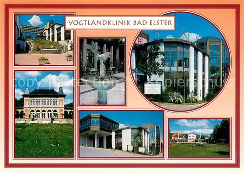 AK / Ansichtskarte Bad_Elster Vogtlandklinik Kurhaus Badeplatz Bad_Elster