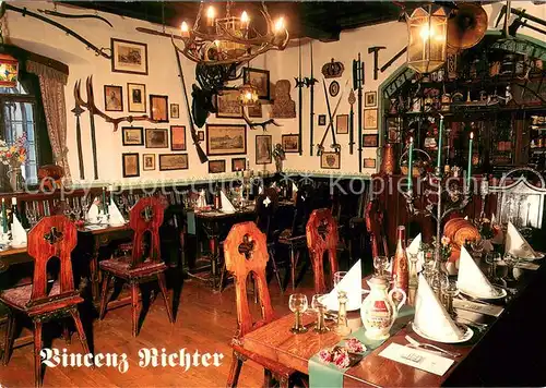 AK / Ansichtskarte Meissen_Elbe_Sachsen Romantik Restaurant Vincenz Richter Meissen_Elbe_Sachsen