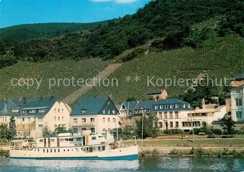 AK / Ansichtskarte Bernkastel Kues Terrassen Hotel Haus Behrens Moselpartie Bernkastel Kues