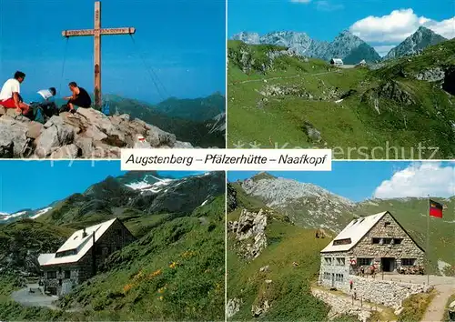 AK / Ansichtskarte Augstenberg_Sulzfluh Hornspitz Panueler Schrofen Naafkopf Pfaelzerhuette Bettlerjoch Augstenberg_Sulzfluh