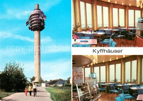 AK / Ansichtskarte Kyffhaeuser Fernsehturm auf dem Kulpenberg Restaurant Kyffhaeuser
