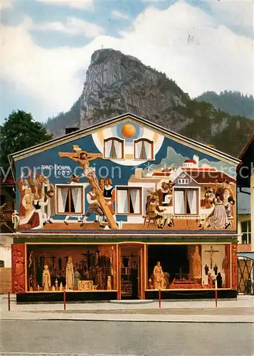 AK / Ansichtskarte Oberammergau Heinzellerhaus mit Kofel Oberammergau