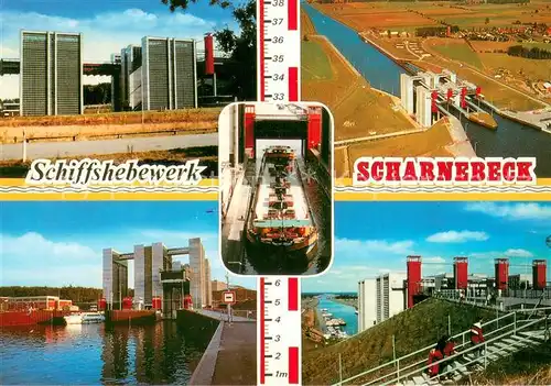 AK / Ansichtskarte Scharnebeck_Lueneburg Schiffshebewerk Scharnebeck Schleuse  Scharnebeck Lueneburg