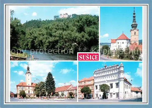 AK / Ansichtskarte Susice_CZ Okres Klatovy Mesto v udoli Otavy svetozname vyrobou zapalek 